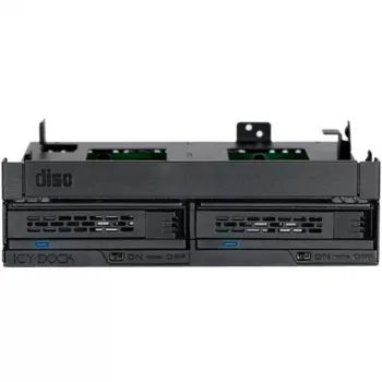 ICY Dock ExpressCage MB732SPO-B - kotelo tallennusasemille - 2.5 (6,4 cm) - 13,30cm (5,25) 2 x 2.5 ja 13,30cm (5,25) Slim Line / 13,30cm (5,