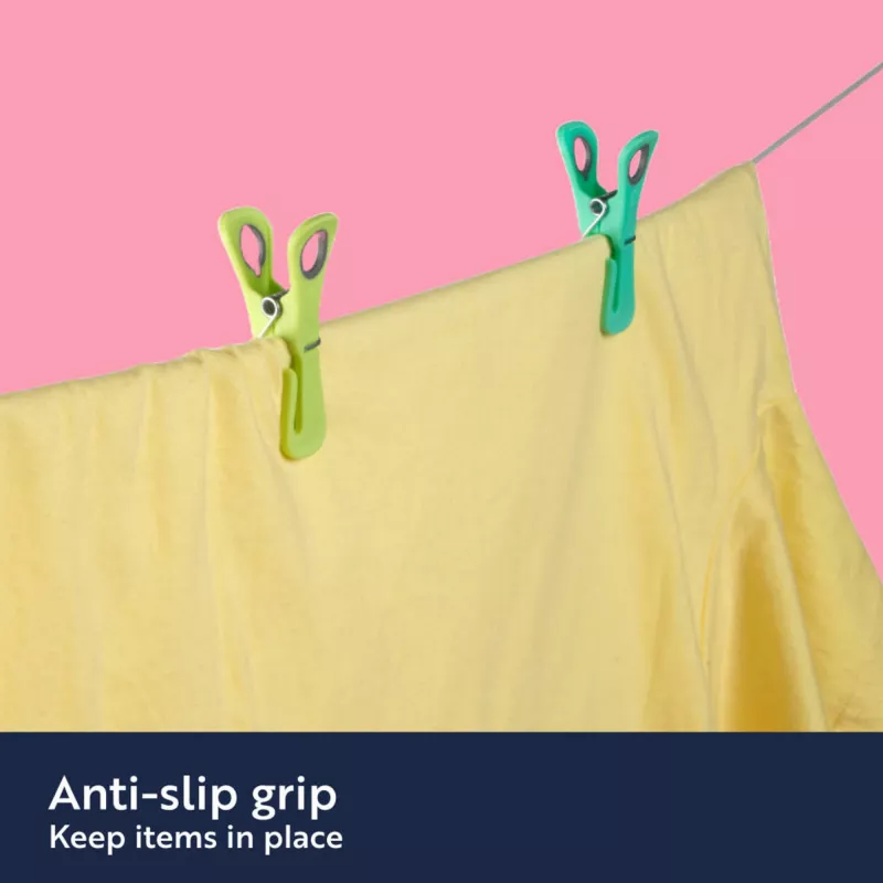 Beldray Dual-Grip -pyykkipojat LA035716RPFEU7 vihreä/sininen – pyykkipojat, Dual-Grip-muotoilu