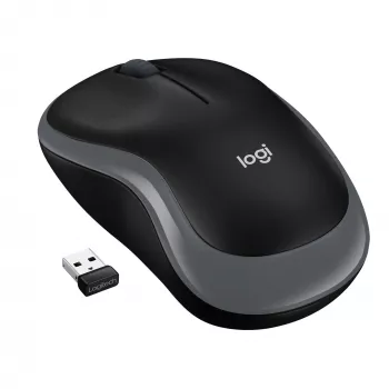 Logitech M185 langaton optinen hiiri molempikätinen harmaa 910-002238