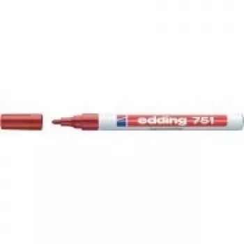 Väritussi Edding 750 (malli 4-750-1-3002) punainen, kärki 2–4 mm, peittävä pysyvä väri