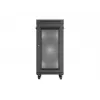 Vapaasti seisova räkkikaappi LANBERG FF01-6824-23BL 24U 600×800 mm IP20 musta