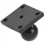 RAM Mounts pohjalevy suorakaiteen muotoinen (2 x 1.7 ) - B-pallo (1 ), AMPS-reikäkuvio (RAM-B-347U)