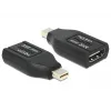 DeLOCK – video-/äänisovitin – HDMI – HDMI, 19-napainen (W) – Mini DisplayPort (M) – (DisplayPort 1.1) – musta (65552)