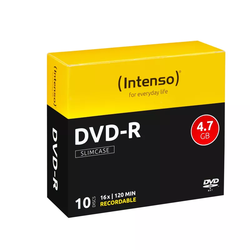 DVD-R Intenso 4,7 GB 16x 10 kpl