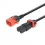 Virtajohtoadapteri MicroConnect MC-DUALC14C15-2M — dual C14 - C15, 2 m