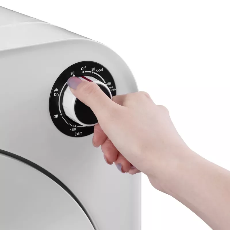 Kuivausrumpu GreenBlue GB405 — sähkö 830 W, 3 kg kapasiteetti, mini-matkamalli