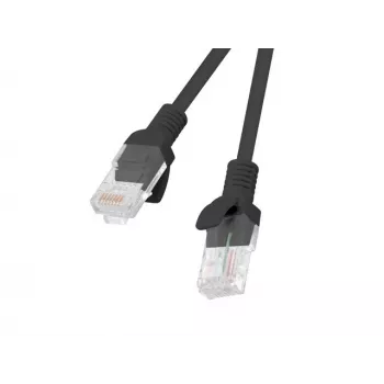 Patch-kaapeli LANBERG PCU5-20CC-0150-BK RJ45 Cat.5e 1,5 m musta 10 kpl:n pakkaus