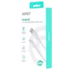 AUKEY CB-NAC1 valkoinen nailonkaapeli USB-C - USB-A
