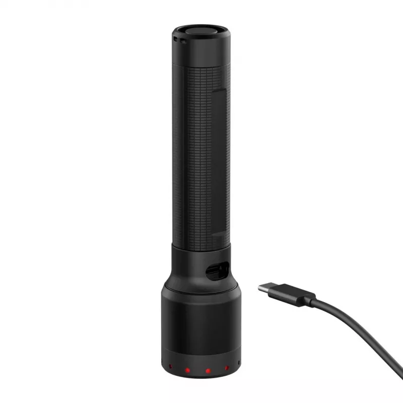 Ledlenser P6R musta käsivalaisin LED