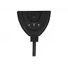 LogiLink - video-/äänijakaja/-kytkin - 3 x HDMI - pöytämalli
