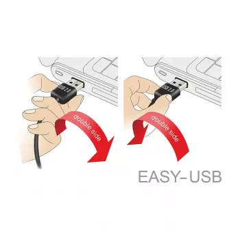 USB-kaapeli DeLOCK 0,5 m USB2.0-A USB2.0 Mini-B