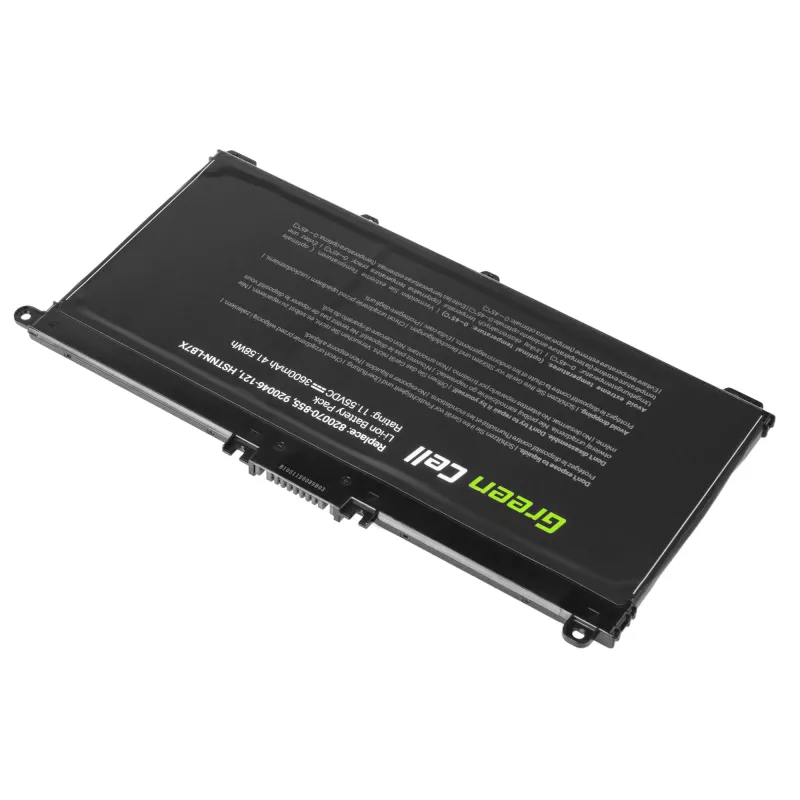 Akku Green Cell HP145 HP Pavilion (LiPo 3600 mAh, 11,55 V, musta)