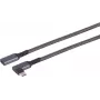 S/CONN maximum connectivity S-Conn 14-74013 USB-kaapeli 3.2 Gen 2 3.1 2 C musta - valkoinen - kaapeli - digitaali/data