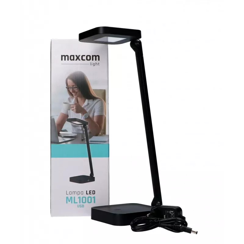 USB-pöytävalaisin MaxCom ML1001 SMD LED -moduuli musta