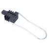 Kuitukaapelipidike Extralink AC-12 2–24 kuidulle, max. nippu-Ø 1,2 cm, ABS ja metalli, musta