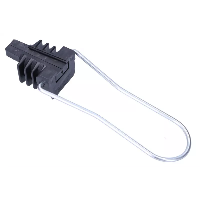 Kuitukaapelipidike Extralink AC-12 2–24 kuidulle, max. nippu-Ø 1,2 cm, ABS ja metalli, musta