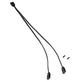 Kaapelinsplitteri Kolink ARGB 1-2 splitterikaapeli 30 cm, 5 V, musta