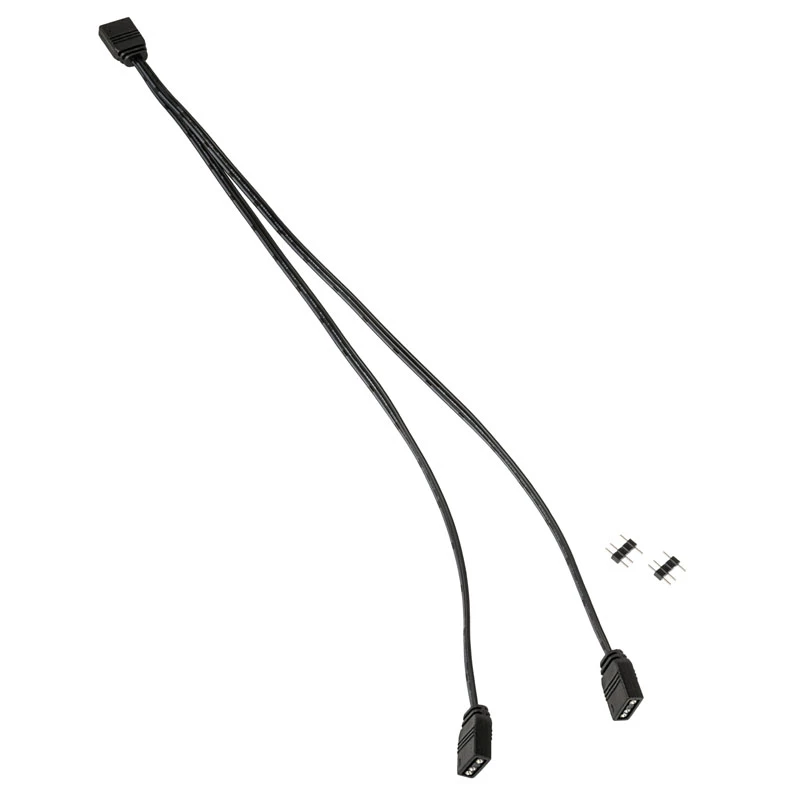 Kaapelinsplitteri Kolink ARGB 1-2 splitterikaapeli 30 cm, 5 V, musta