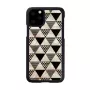 iKins puhelinkotelo iPhone 11 Pro – musta pyramidikuvio