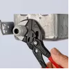 Knipex 86 01 180 putkipihdit, 180 mm, maks. avaus 40 mm, 15-portainen säätö, punainen