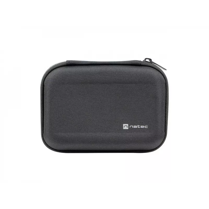 NATEC Krill 2 matkalaukkuorganisaattori HDD/SSD/lisävarusteet/kaapelit musta