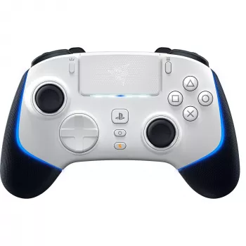 Razer Wolverine V2 Pro - peliohjain - PC - PlayStation 5 - D-pad - valikkonäppäin - analoginen / digitaalinen - johdollinen ja langaton - valkoinen