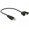USB-kaapeli DeLOCK 85462 USB 2.0 0,25 m musta