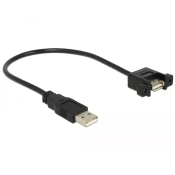 USB-kaapeli DeLOCK 85462 USB 2.0 0,25 m musta