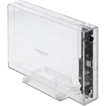 HDD/SSD-kotelo DeLOCK 42623 läpinäkyvä 2.5/3.5