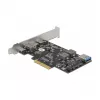 Sisäinen USB 3.2 Gen 2 -sovitin DeLOCK 90060