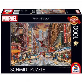Thomas Kinkade Studios: Marvel - Deadpool, Snow Day, palapeli 1000 palaa