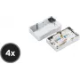 Verkkopistorasia Cat6 ShiverPeaks BS75001-SET4
