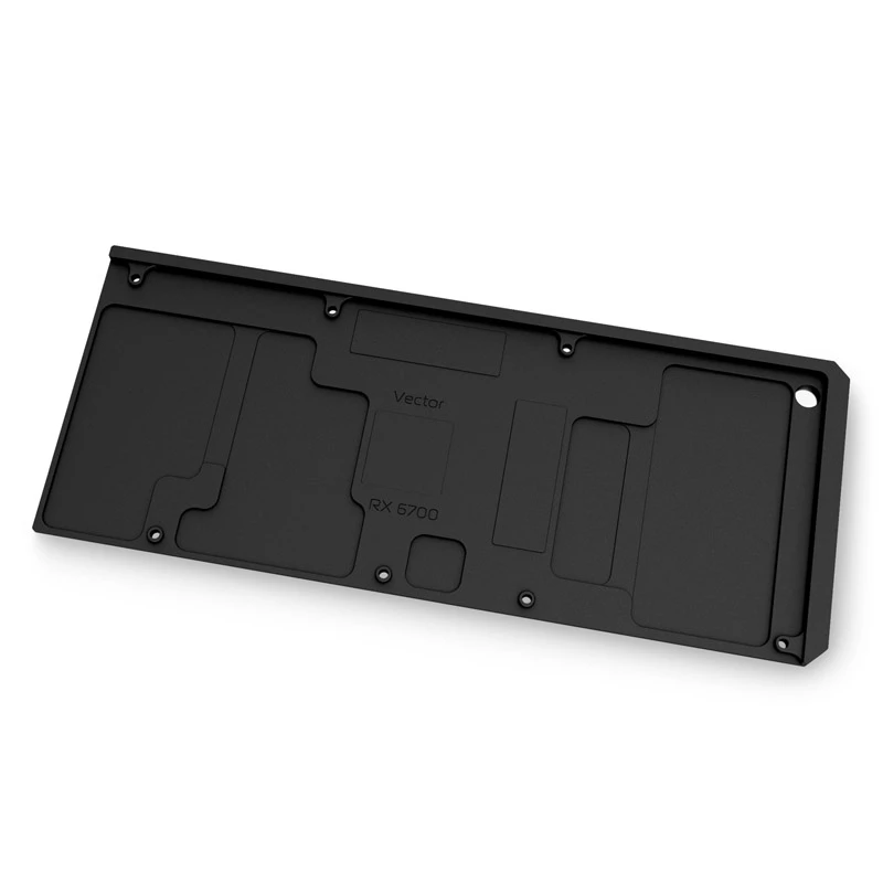Taustalevy EK Water Blocks Quantum Vector RX 6700XT musta