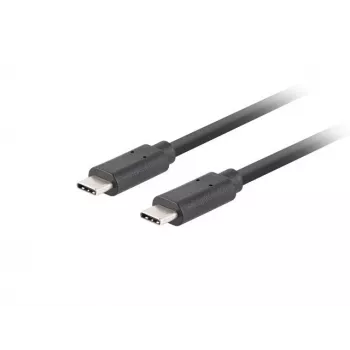 Kaapeli USB-C M/M 3.1 Gen 2 0,5 m 10 Gbit/s PD100W musta