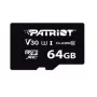 MicroSDXC-muistikortti PATRIOT VX Series 64 GB UHS-I U3 V30 Class 10 90/80 MB/s vedenpitävä kirjoitussuojalla