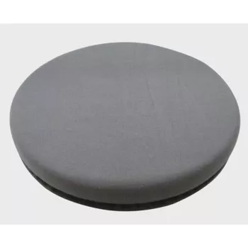 Kääntötyyny SUNDO 46820 kannettava ergonominen pyöreä istuintyyny, vaahtomuovi, Ø400 mm, korkeus 50 mm, enimmäiskuorma 80 kg, harmaa