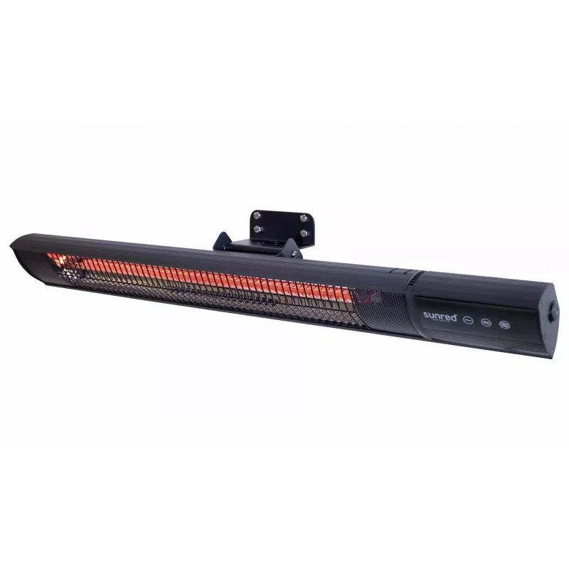 Infrapunalämmitin SUNRED RD-DARK-25, 2500 W, seinäasennus, IP55, musta
