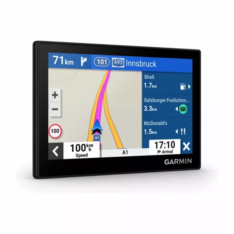 Garmin Drive 53 & Traffic auton GPS-navigaattori, 5" 800 x 480 laajakuva-kosketusnäyttö, 16 Gt, USB-C, koko Euroopan kartat (010-02858-11)