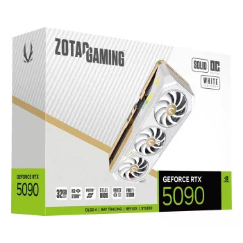 ZOTAC GAMING GeForce RTX 5090 SOLID OC valkoinen 32GB GDDR7