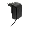 Sisäkäyttöinen AC-pikalaturi Akasa AK-PK15-02CM — 15W, USB-C 3A, 1.5 m kaapeli, musta