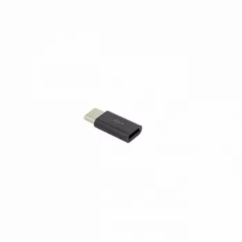 Sbox Micro USB 2.0 F. -> Type-C M. musta AD.USB-C B