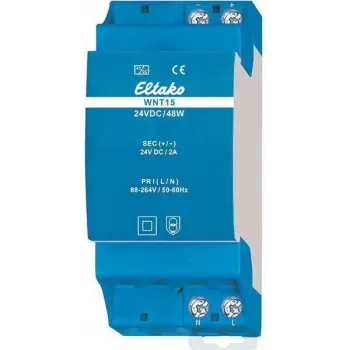 Eltako WNT15-24VDC/48W digitaalinen viikkoajastin, 24V DC 48W