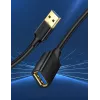USB 3.0 -jatkokaapeliadapteri UGREEN 10368B — USB-A naaras - USB-A uros, 1 m, musta