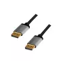 DisplayPort-kaapeli LogiLink CDA0102 3 m harmaa musta