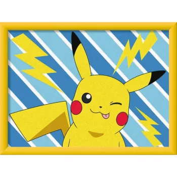 Maalaussarja Ravensburger CreArt — Frecher Pikachu (malli 25557) maalaa numeroilla -sarja