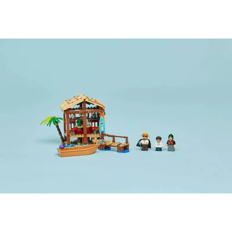 LEGO rakennussarja One Piece 75636 tuulimyläkylän mökki, 299 osaa, 3 minifiguuria, 8+ vuotta