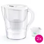 Vesisuodatinkannu BRITA Marella XL 3,5 l kapasiteetti ja 2 Maxtra+ Pro -patruunaa