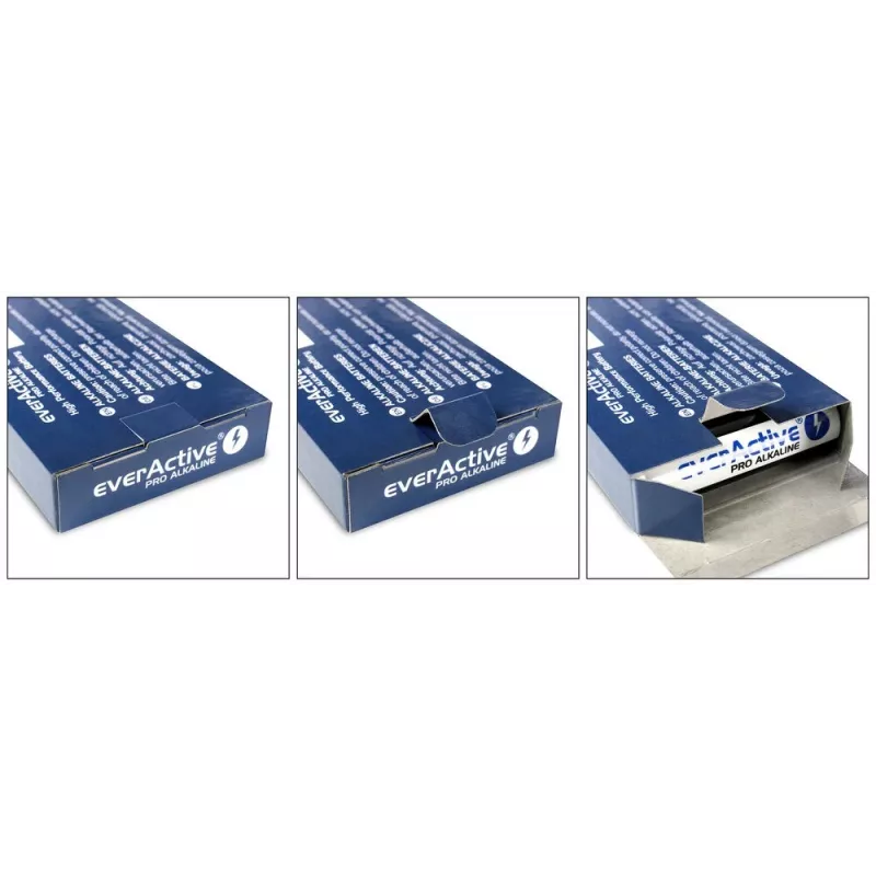 Kertakäyttöinen alkaliparisto everActive LR0310PAK AAA 1,5 V 1250 mAh 10 kpl:n pakkaus