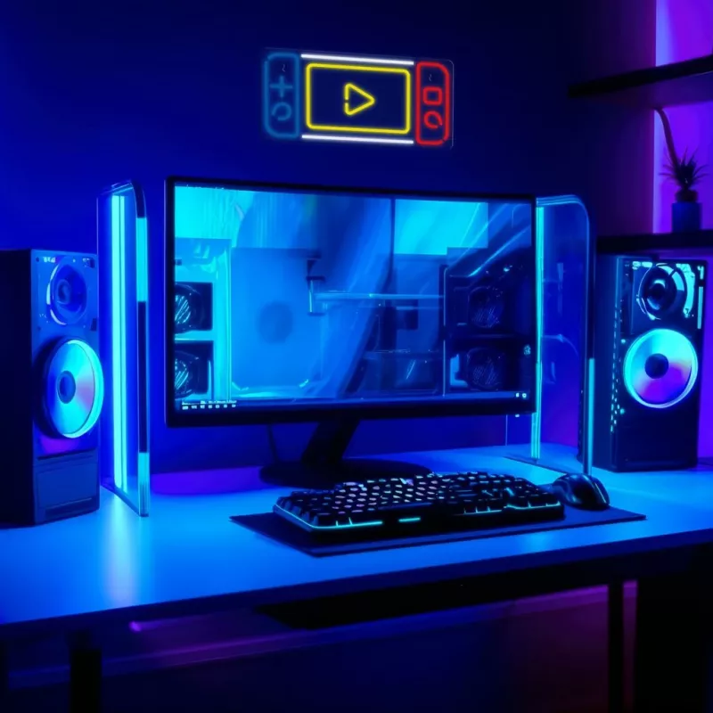 Konsoli-neonvalot MANTA SNL93MT Style Neon Lights