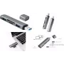 LogiLink UA0394 USB 3.2 Gen 2 -keskitin alumiinikotelolla, sisäänrakennetulla SD-kortinlukijalla, tilatiedolla